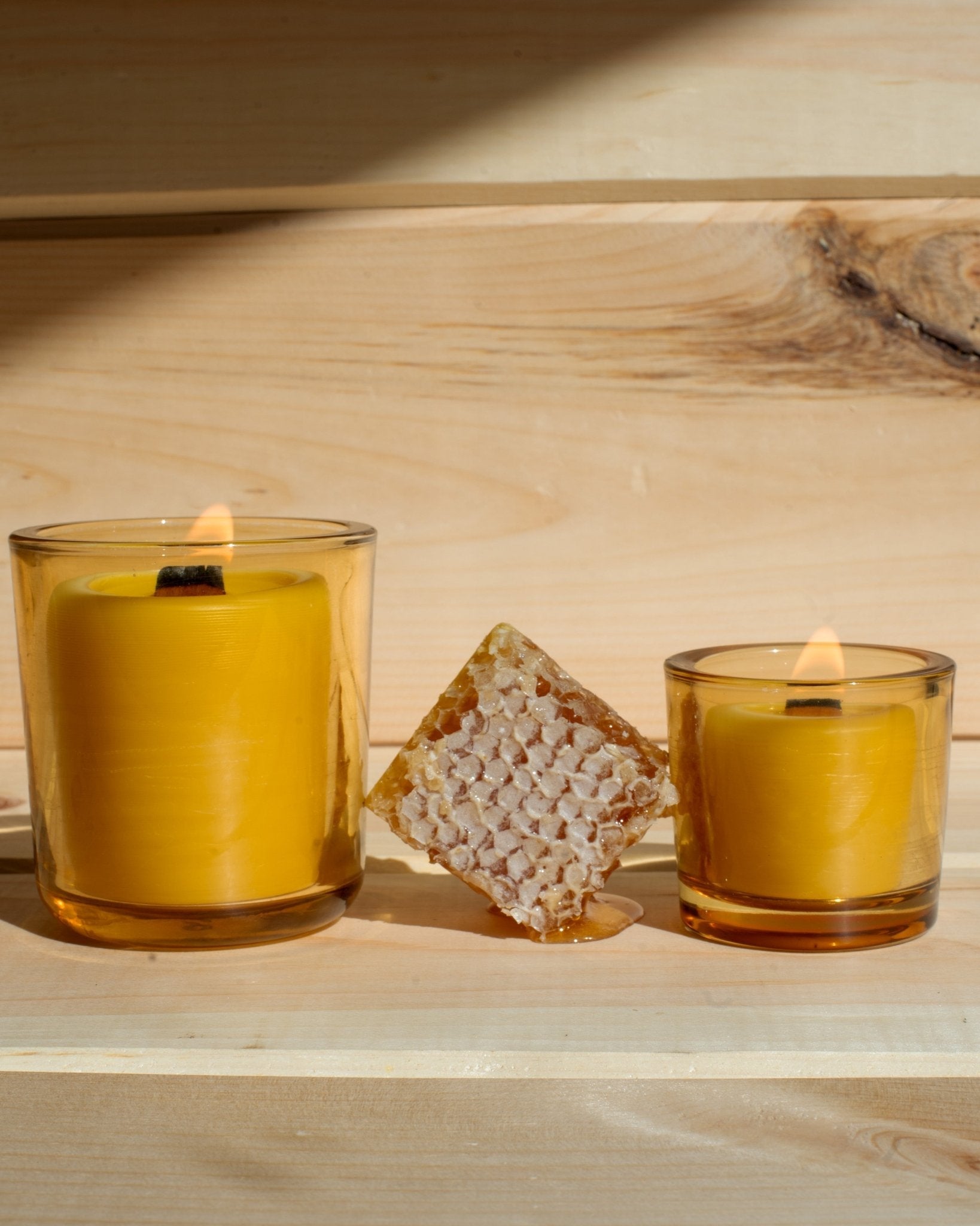 100% Pure Beeswax Candles