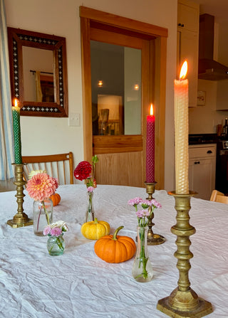 Rolled Beeswax Candle Kit   Seasonal Fall Colors

